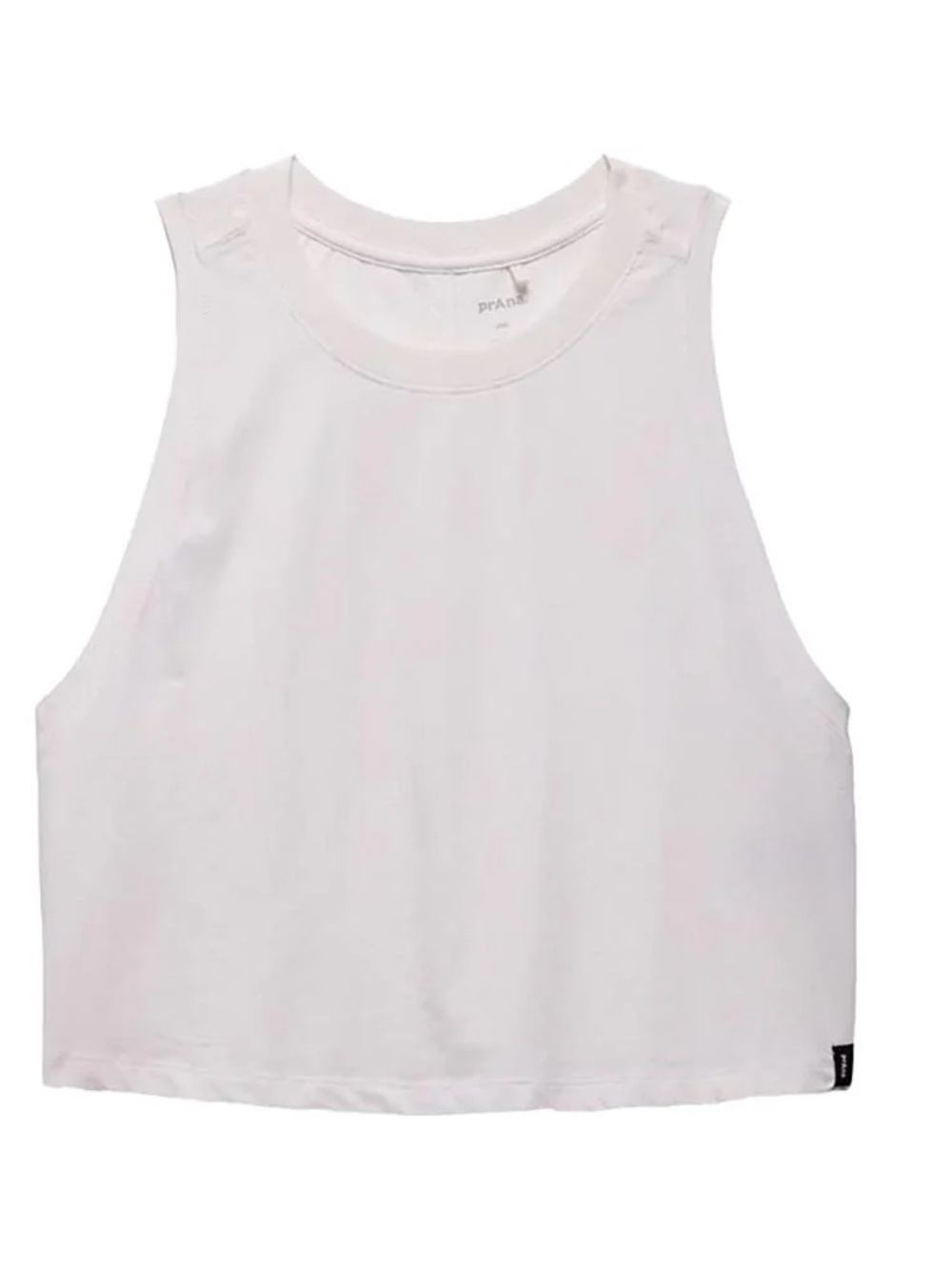 PrAna Women's Everyday Crop Tank Soft White Sz M